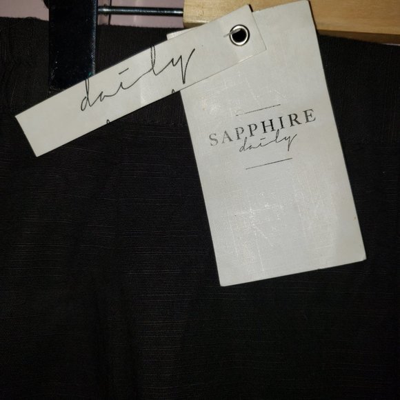 Sapphire Daily Black Capri Women's Medium Pants - NWT - Picture 4 of 7